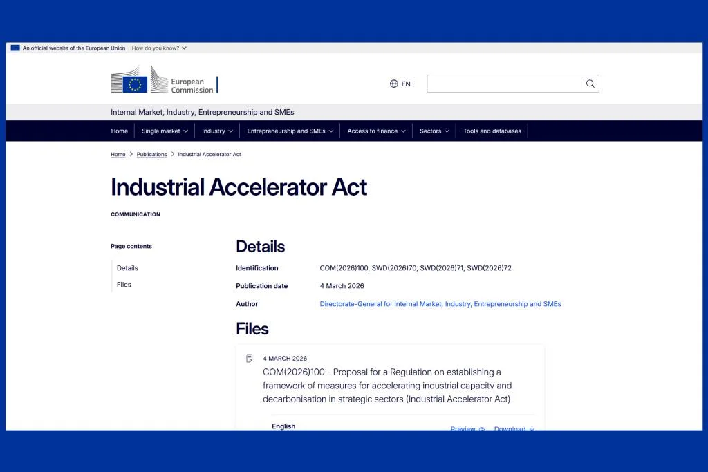 Industrial Accelerator Act